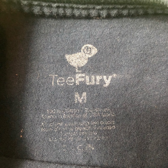 T-shirt Teefury Dr Who Noir Taille M - Occasion Très Bon état, Style Geek Régulier